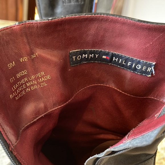 Tommy Hilfiger Chunky Heel Boots - Picture 8 of 10